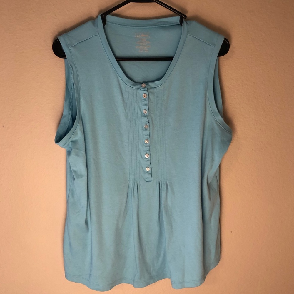 L.L. Bean Sleeveless Shirt